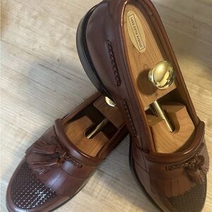 Allen Edmonds Dark Brown (chili) Leather Cody Tassel Loafers 11.5 EEE